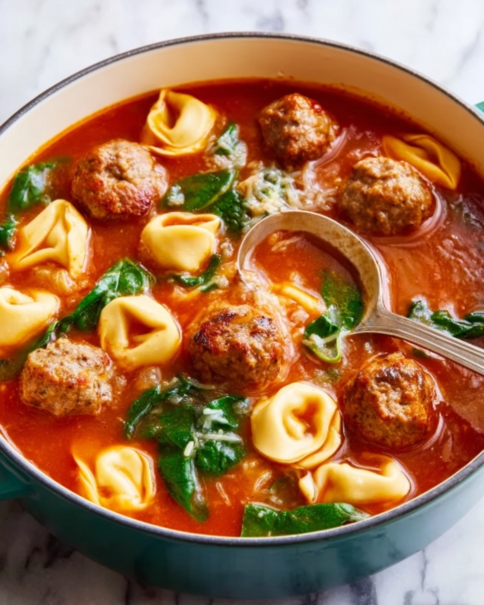 Meatball and Tortellini Soup Recipe - Recipe Image