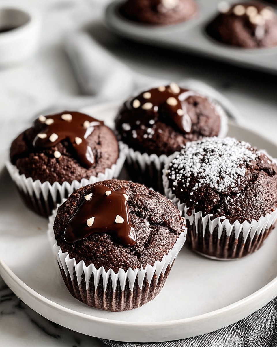 Double Chocolate Espresso Muffins Recipe - Recipe Image