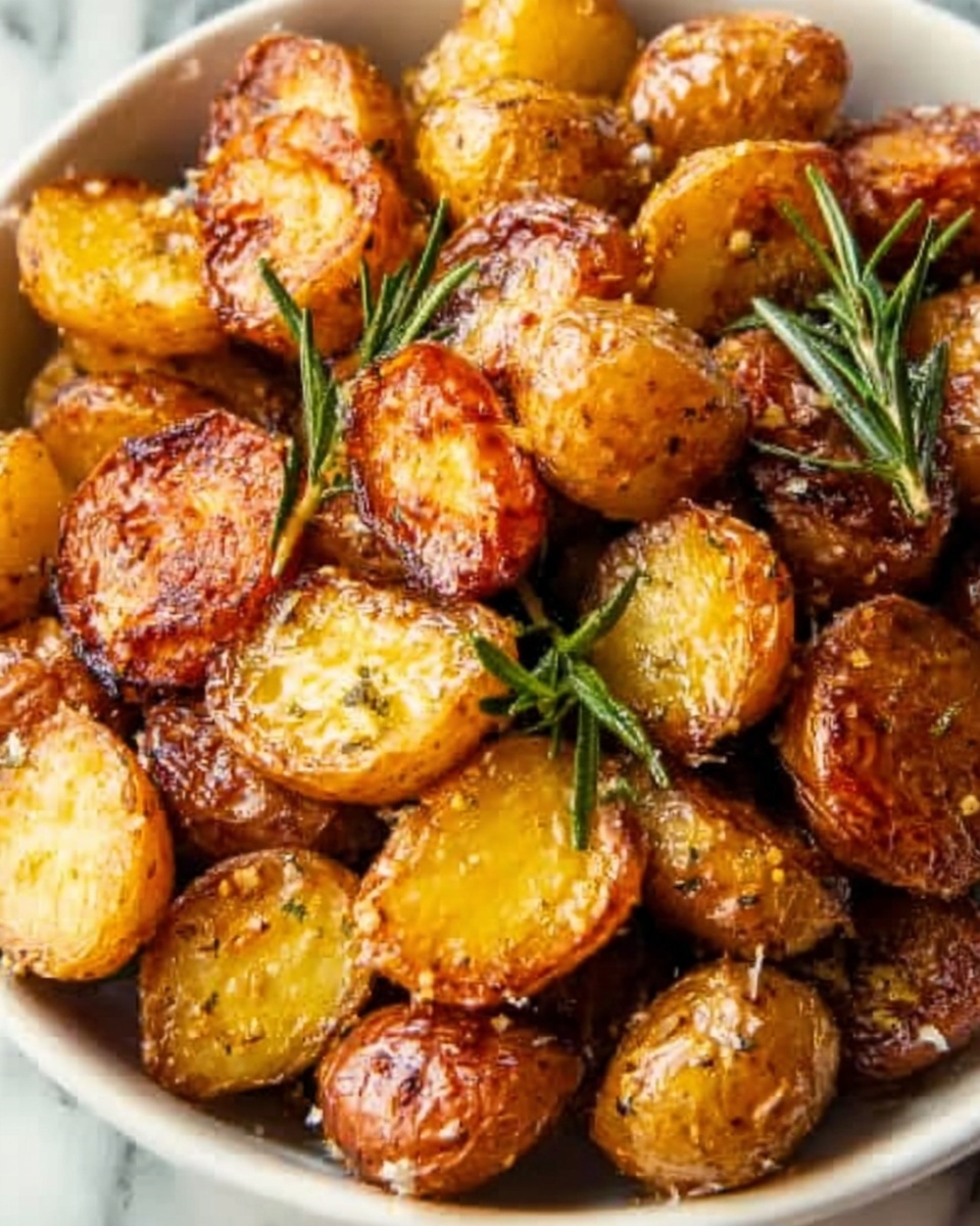 Crispy Roast Potatoes with Rosemary and Garlic Recipe - Recipe Image