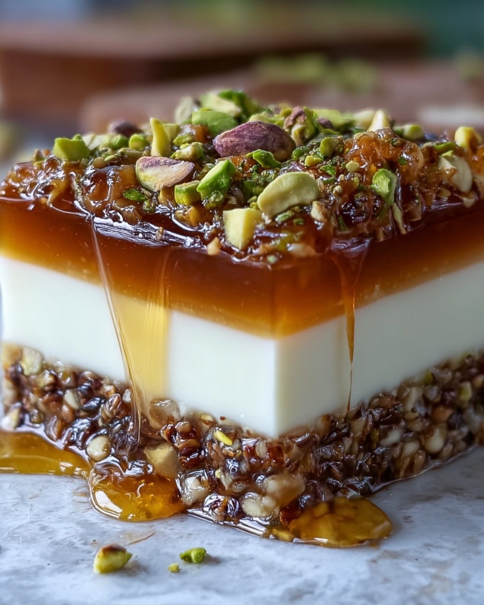 Honey Cheesecake Pistachio Baklava Recipe - Recipe Image