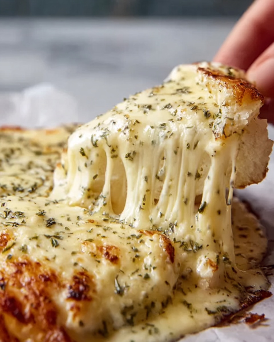 Lemon-Herb Chicken Alfredo with Spicy Feta and Crispy Brussels-Parmesan Wedges Recipe - Recipe Image