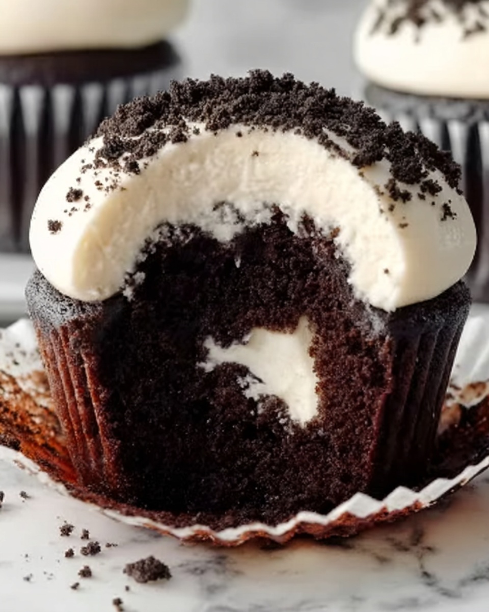 Creamy Chocolate Cupcakes Recipe - Recipe Image