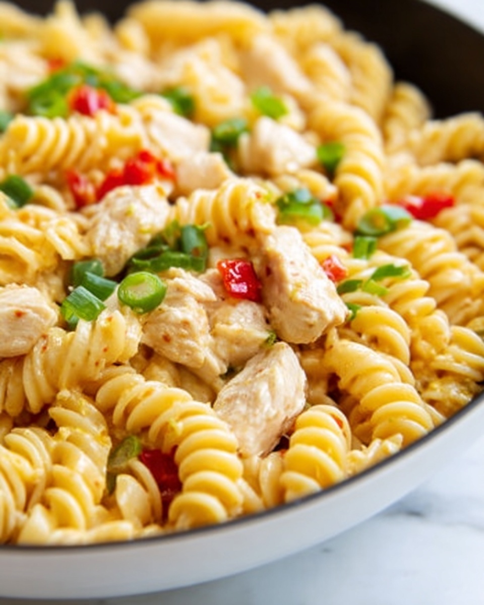 Creamy Chicken Fajita Pasta Recipe - Recipe Image