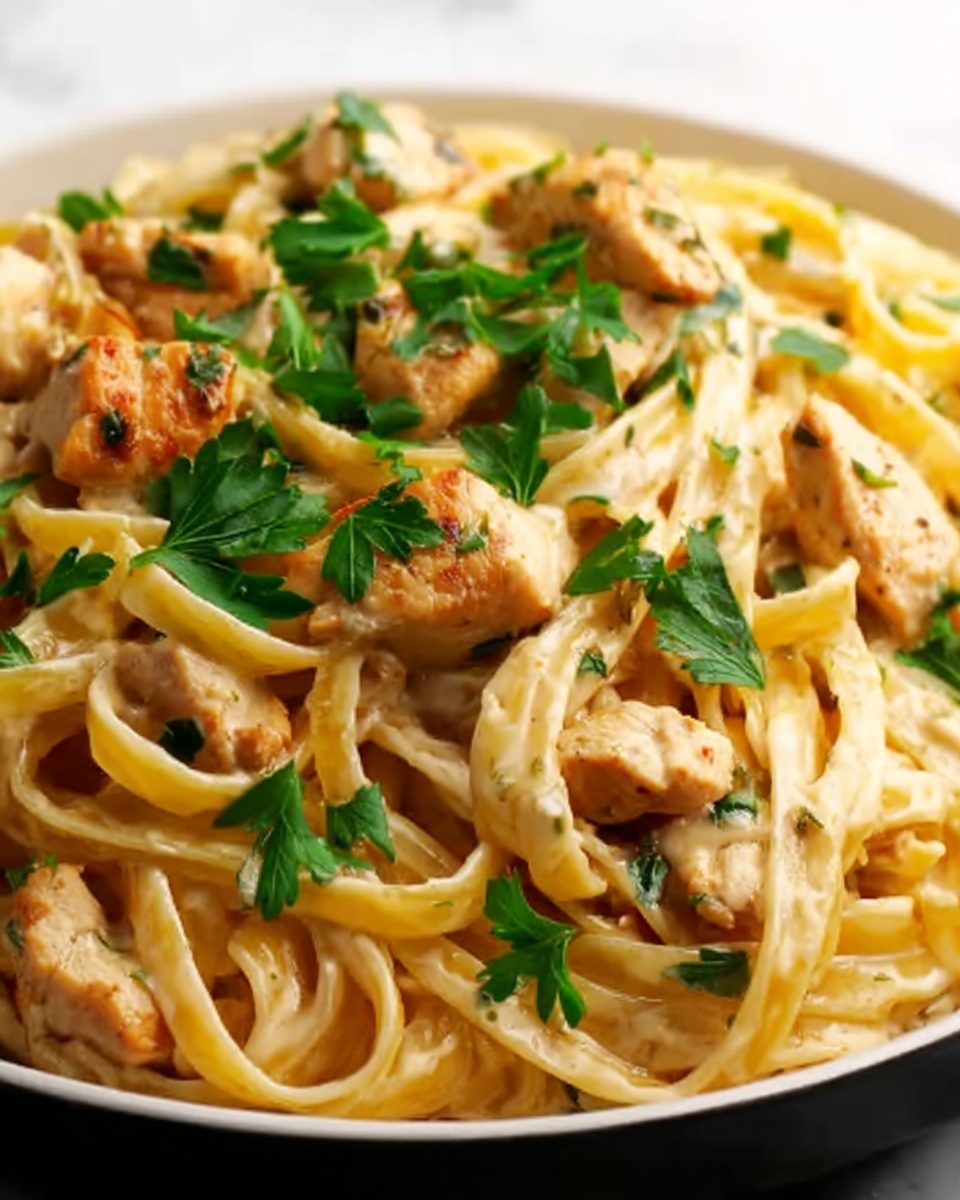 Cowboy Butter Chicken Linguine Recipe - Recipe Image