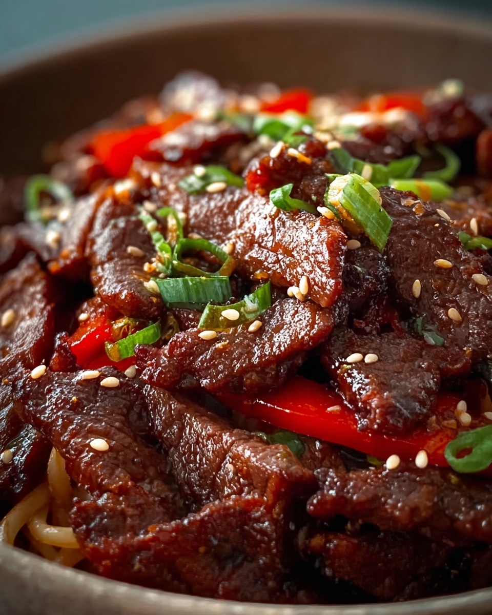 Sticky Rainbow Beef Recipe - Recipe Image