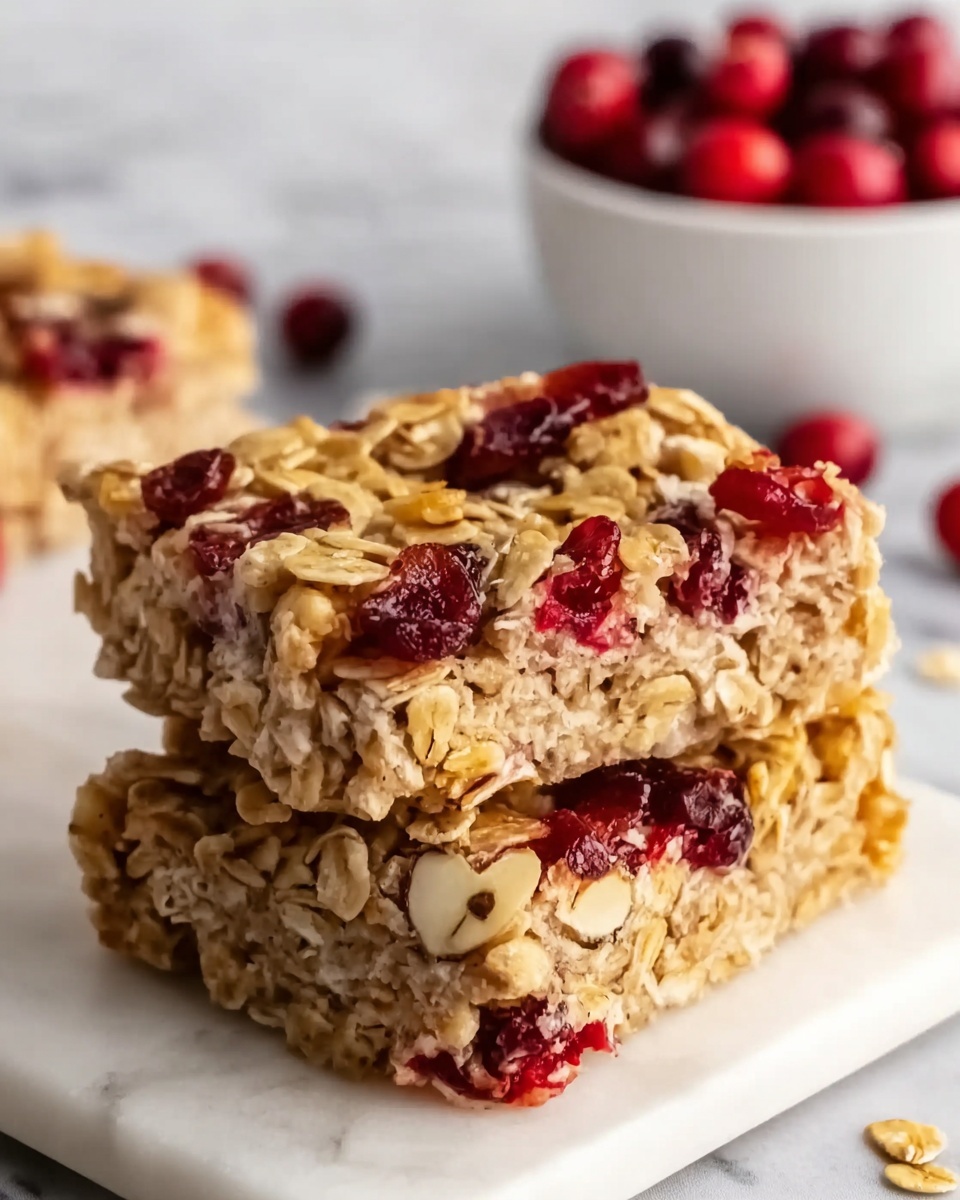 Apple Cranberry Baked Oatmeal Recipe - Recipe Image