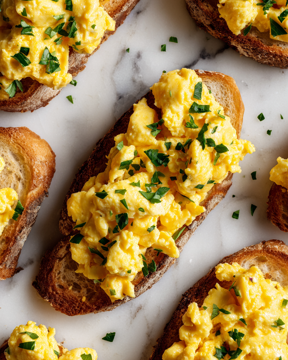 Creamy Scrambled Eggs Recipe - Recipe Image