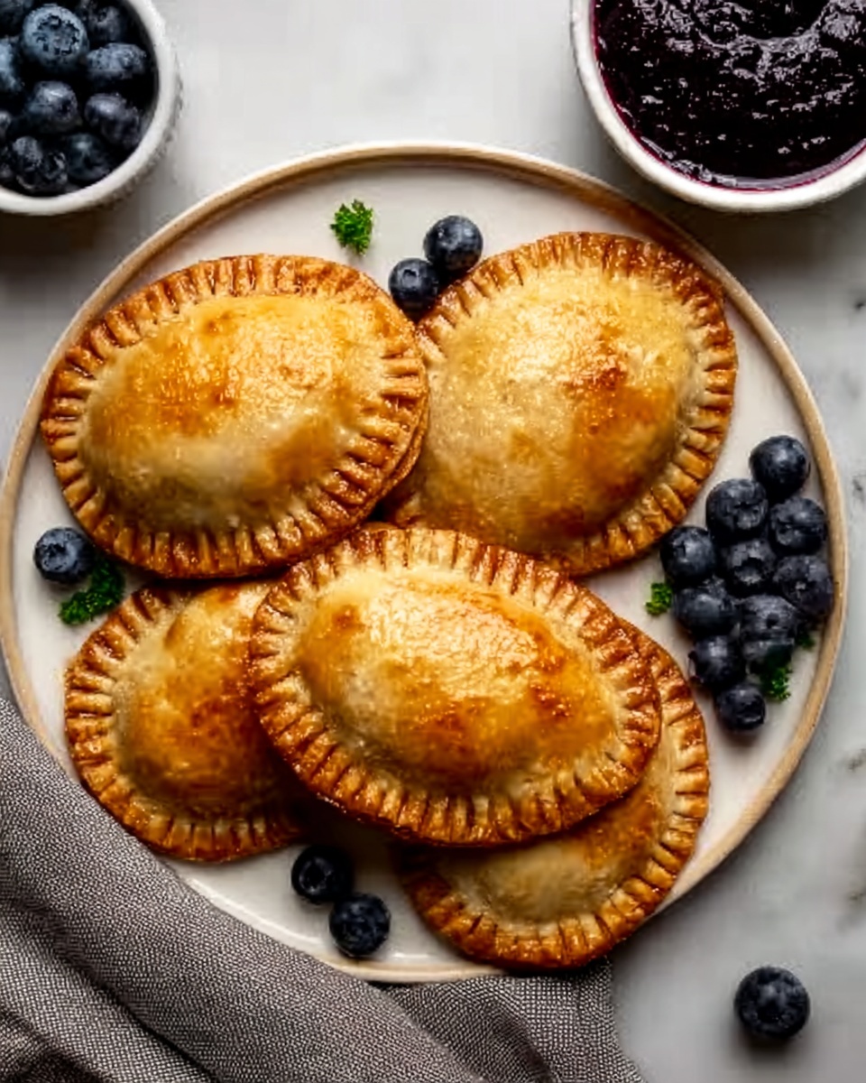 Irresistible Air Fryer Blueberry Hand Pies Recipe - Recipe Image