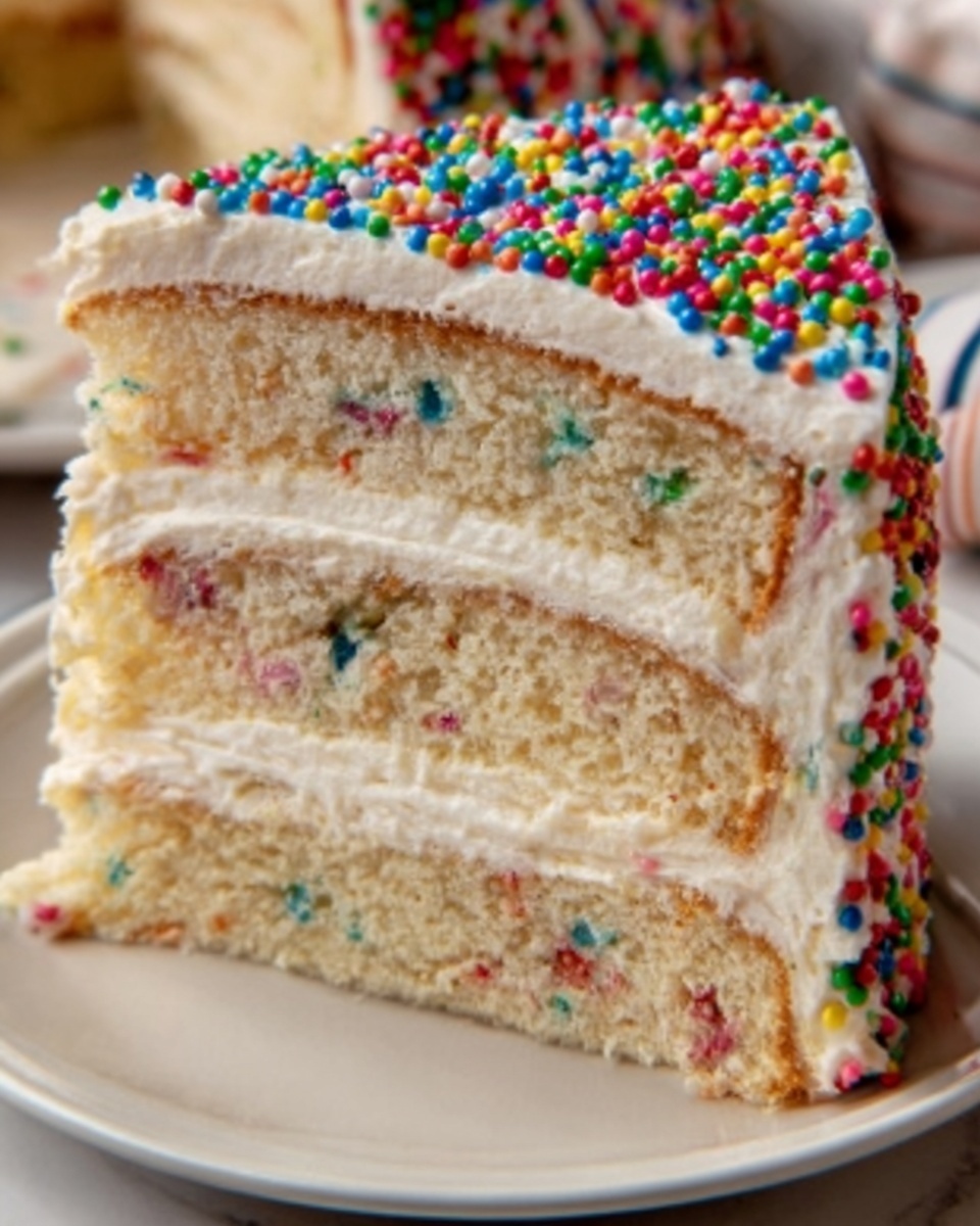 Funfetti Layer Cake Recipe - Recipe Image