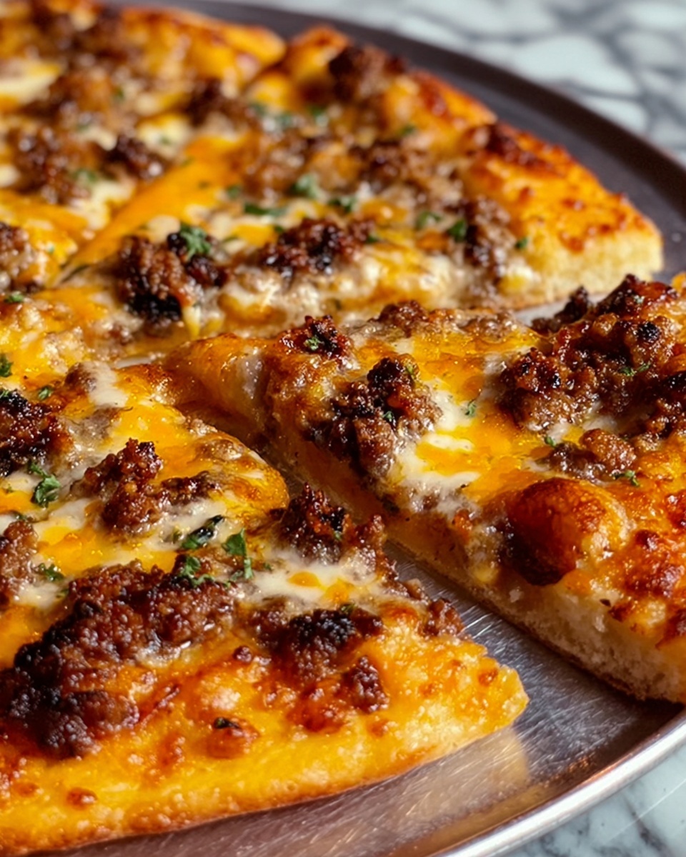 Ultimate Biscuits and Gravy Breakfast Pizza Recipe - Recipe Image