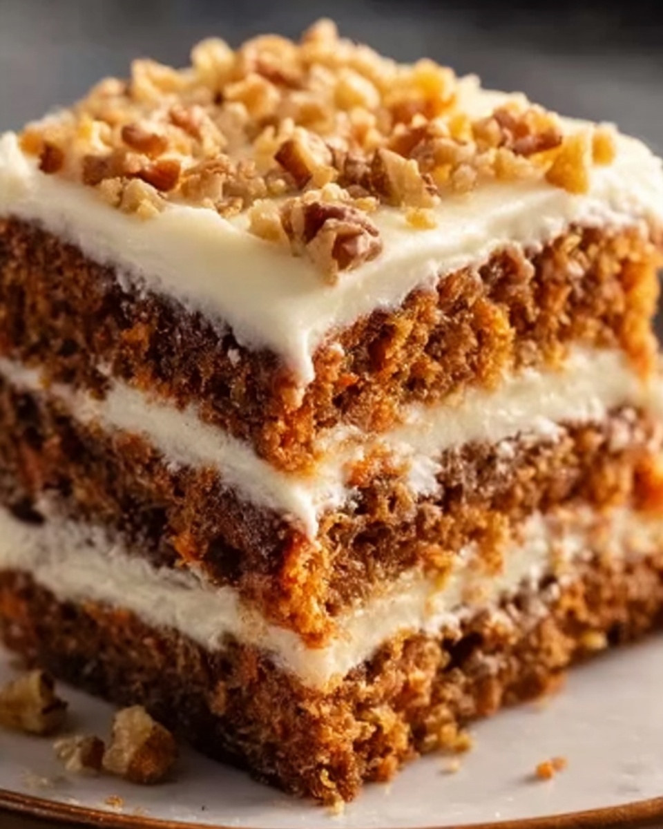 Decadent Carrot Cake Bars with Cream Cheese Frosting Recipe - Recipe Image