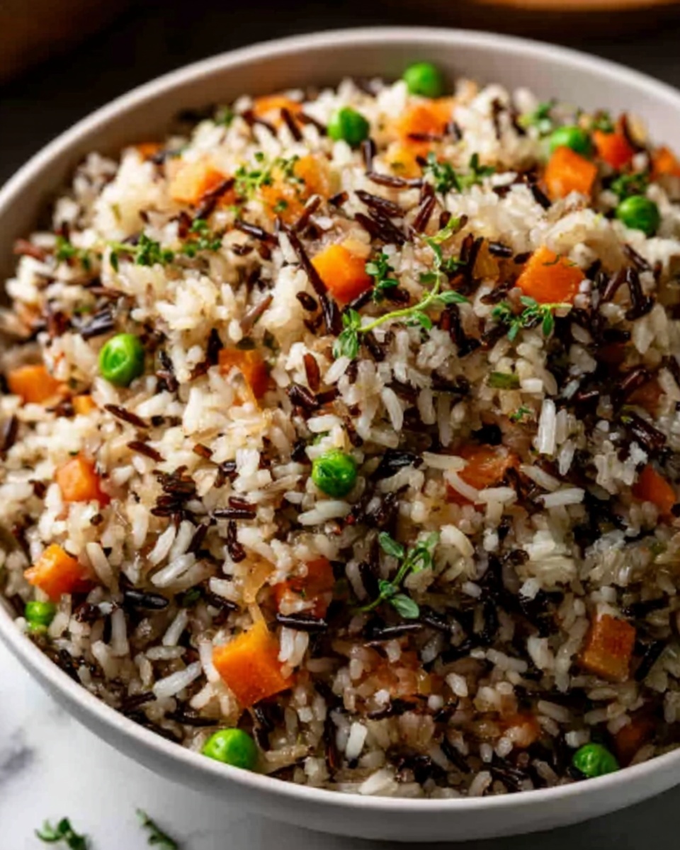 Wild Rice Pilaf with Cranberries, Nuts, and Fresh Herbs Recipe - Recipe Image