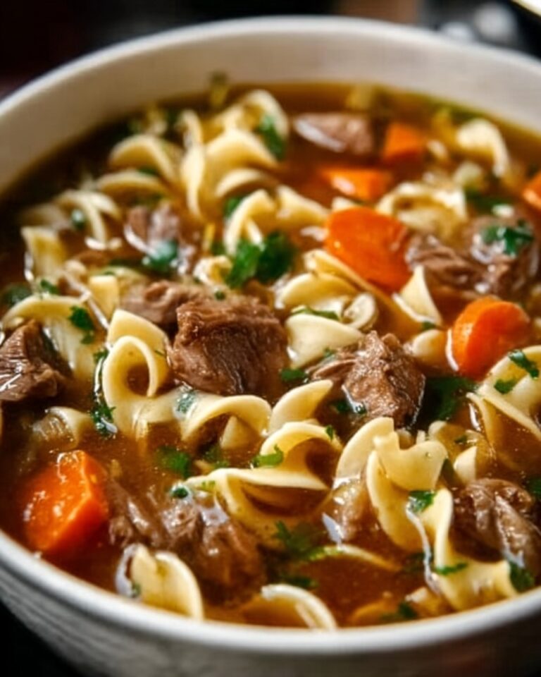 Hearty Beef Noodle Soup Recipe