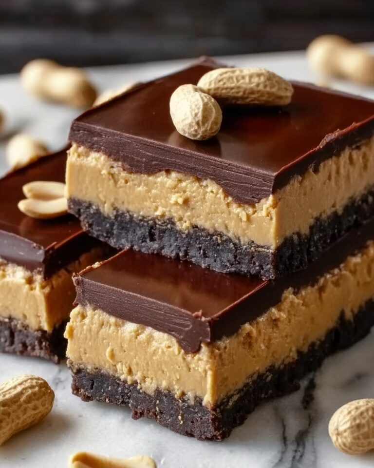 Peanut-Chocolate Cheesecake Bars Recipe