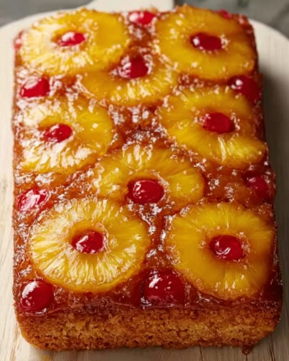 Easy Pineapple Upside Down Cake Recipe - Recipe Image