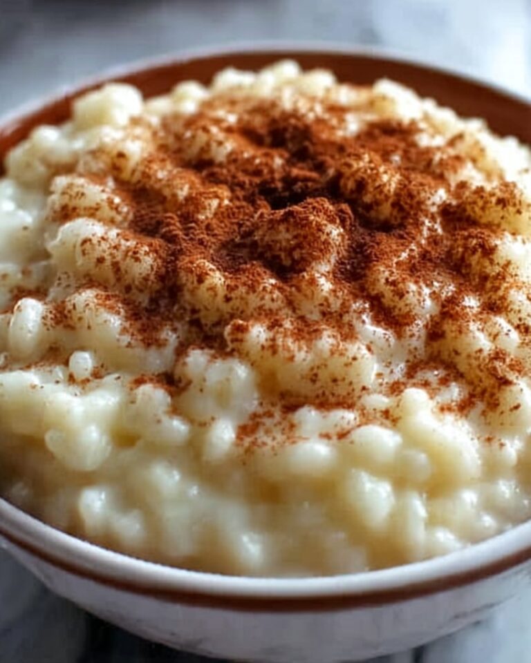 Comforting Creamy Rice Pudding with Cinnamon Recipe