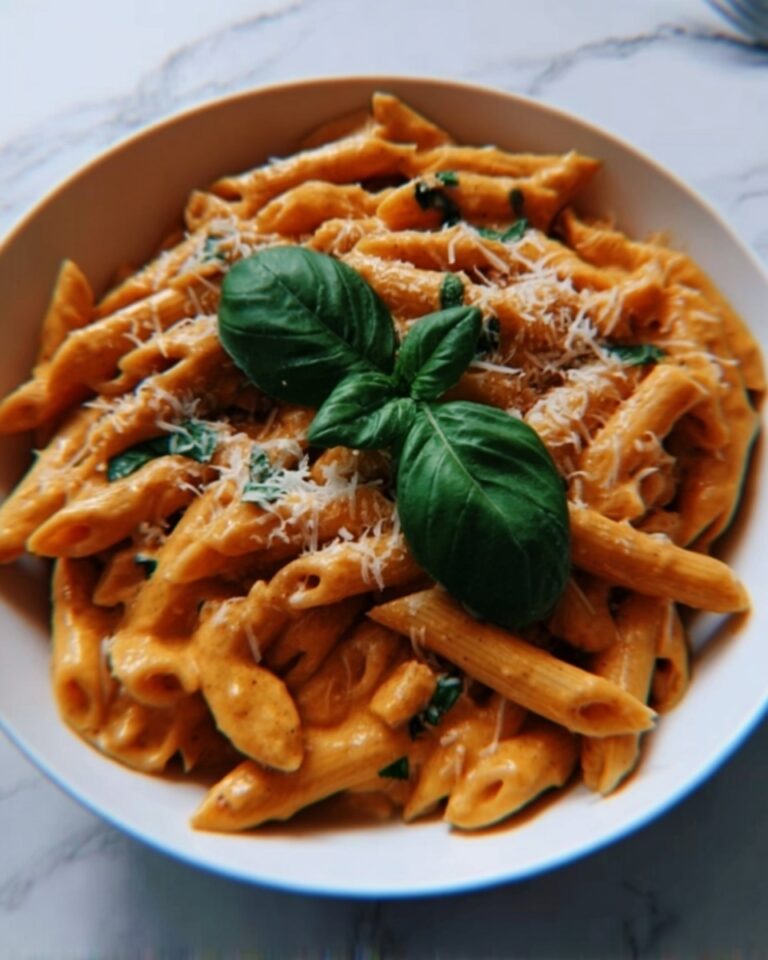 Creamy Tomato and Basil Penne Pasta Recipe