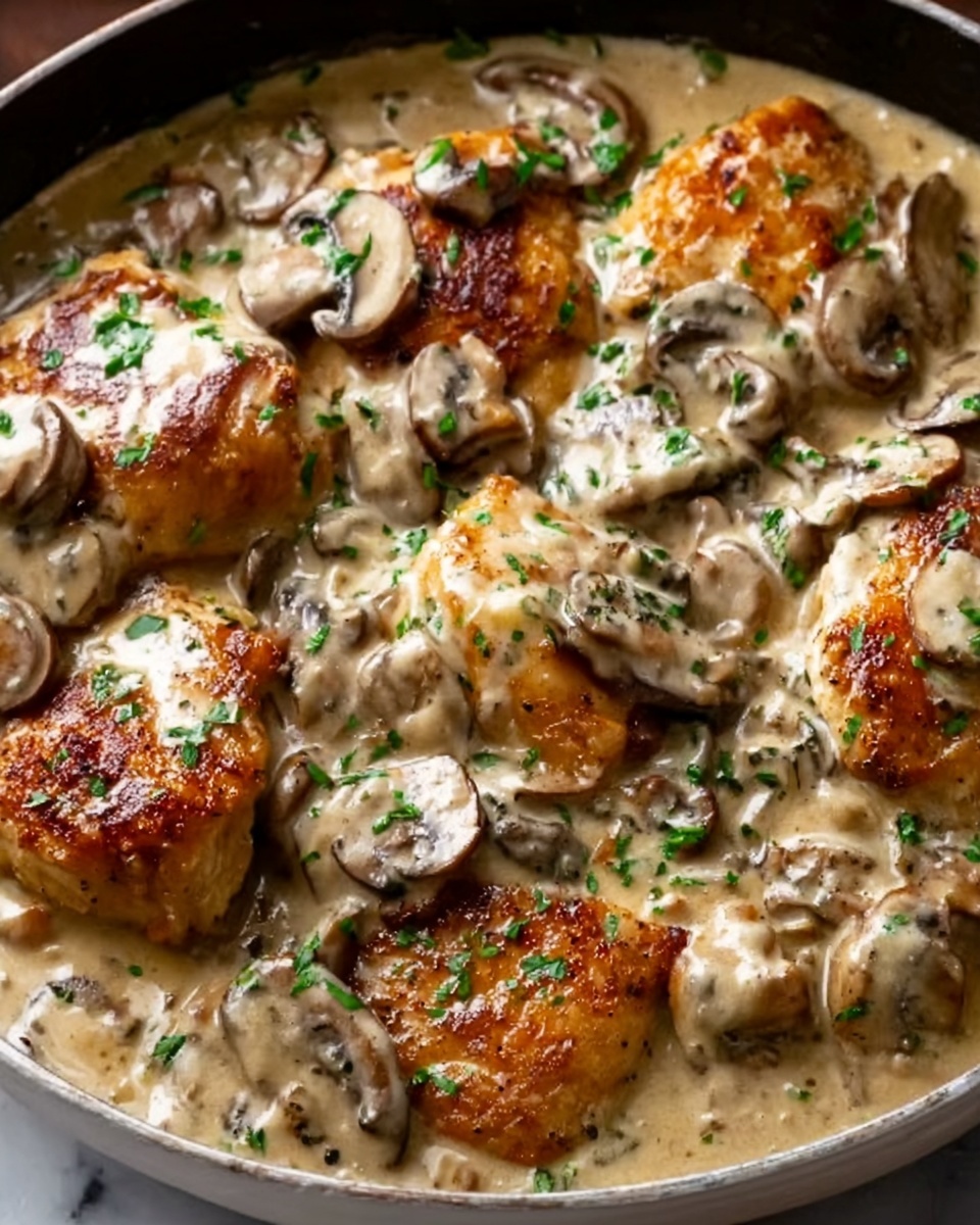 Epic Creamy Chicken & Mushroom Stroganoff Recipe - Recipe Image
