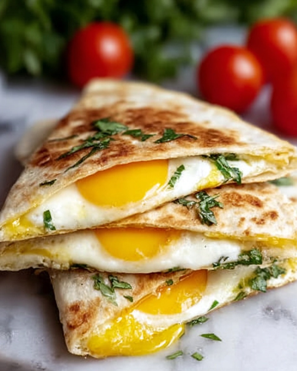Fried Egg Quesadilla Power Breakfast Recipe - Recipe Image