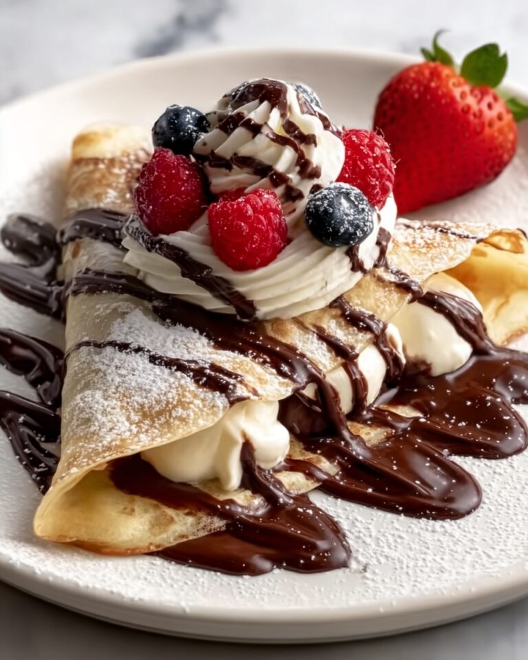 Easy Chocolate Crepes Recipe