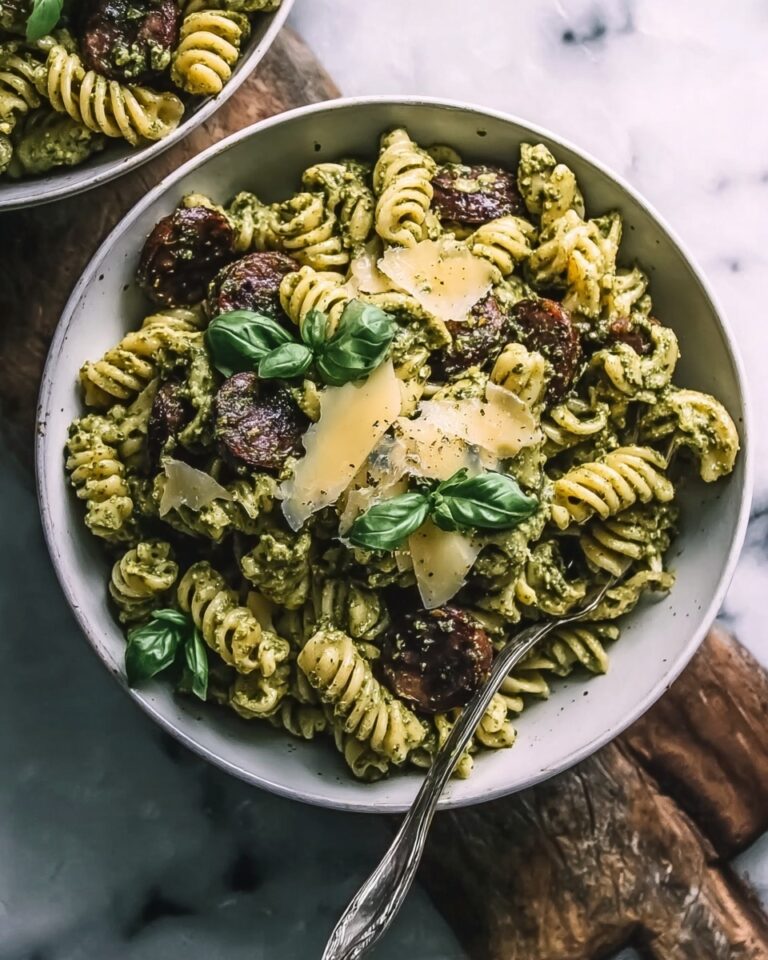 One Pot Lemon Basil, Asparagus, and Sausage Pasta Recipe