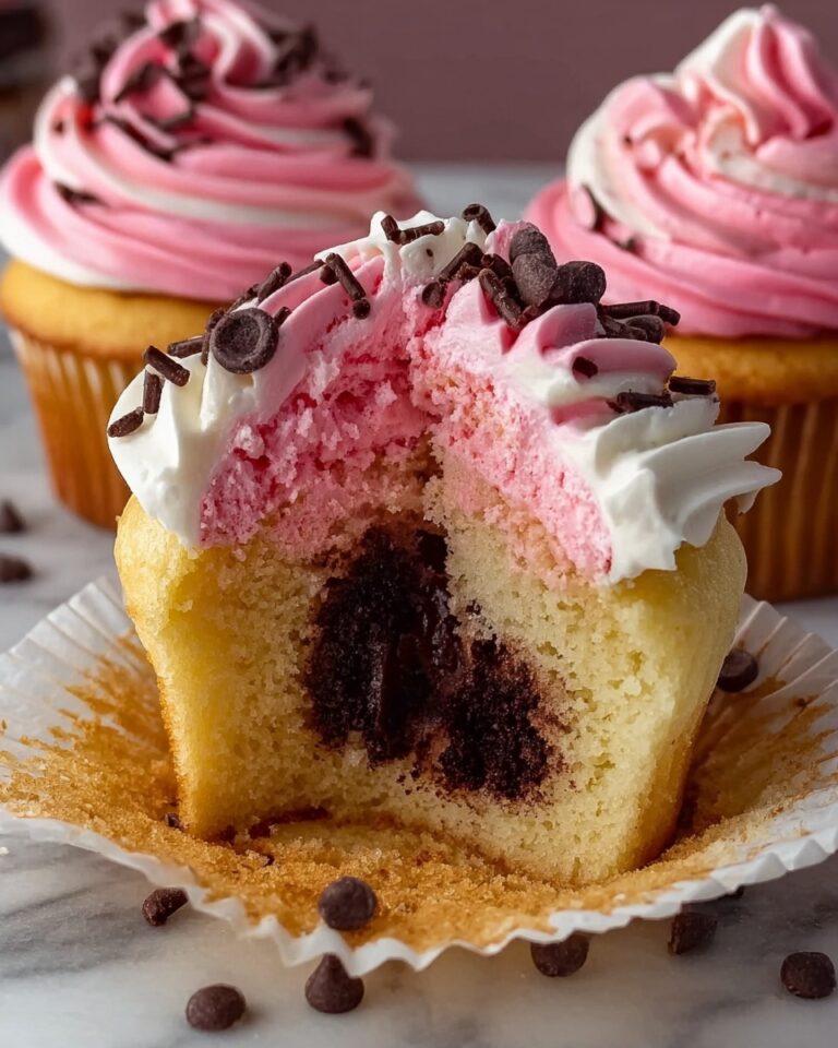 Heavenly Neapolitan Cream Cupcakes Recipe