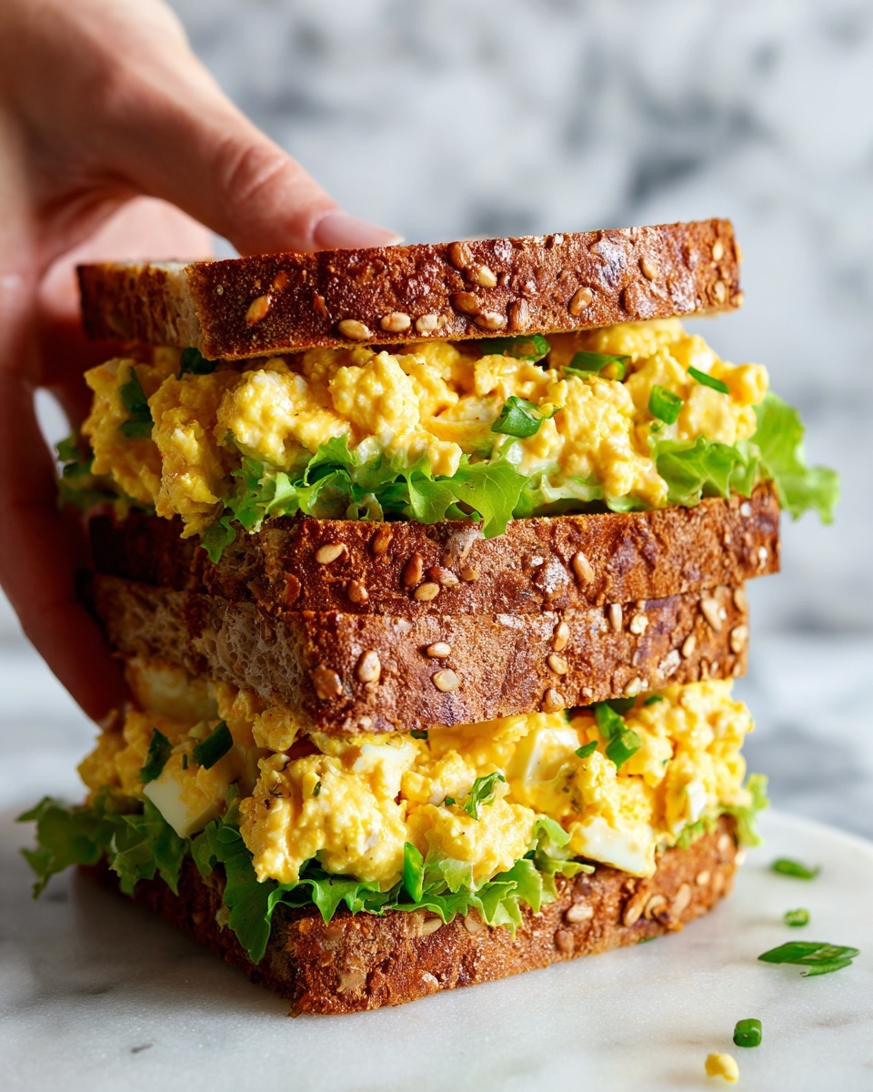 Creamy Egg Salad Sandwich Recipe - Recipe Image