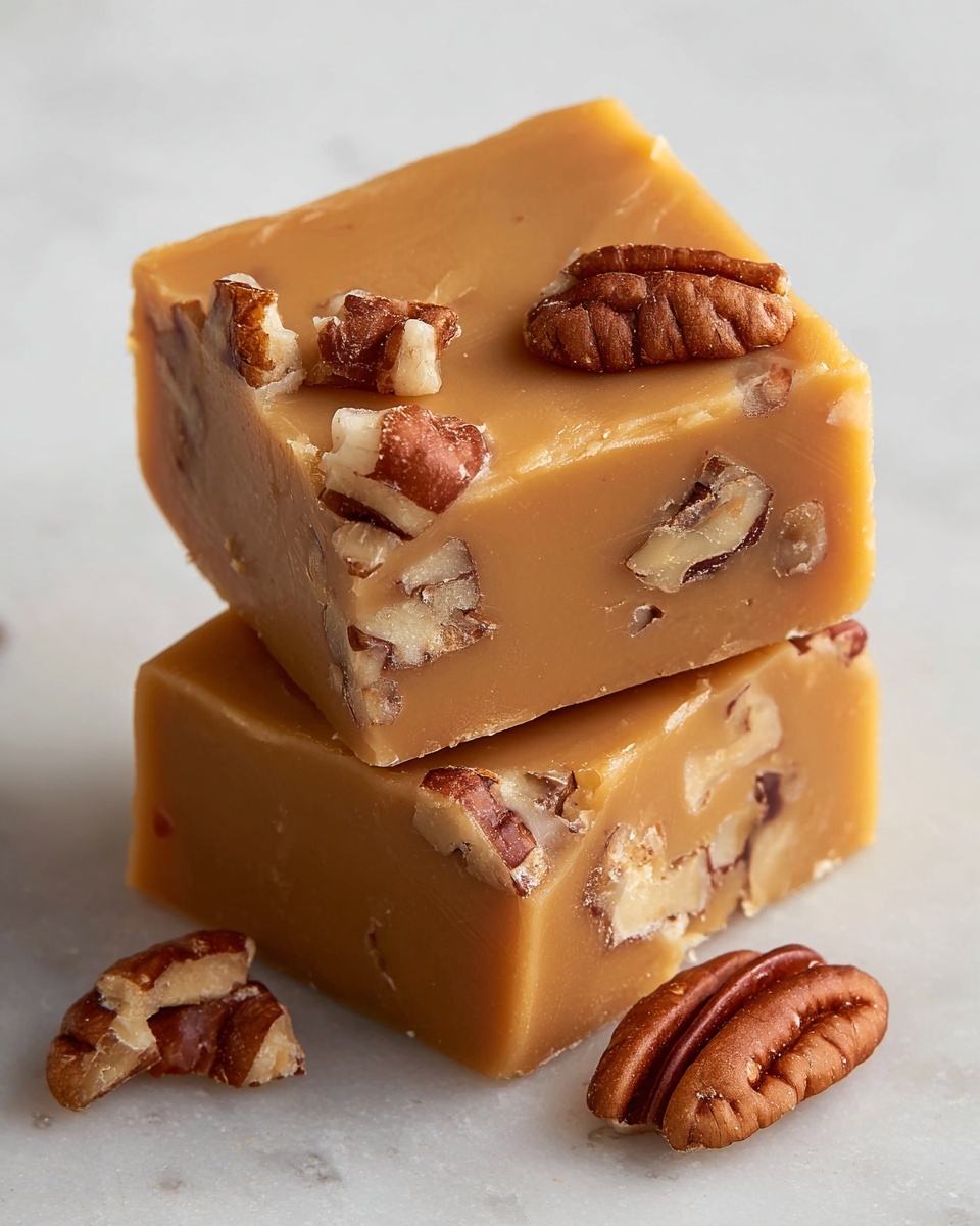 White Chocolate Caramel Pecan Fudge Recipe - Recipe Image