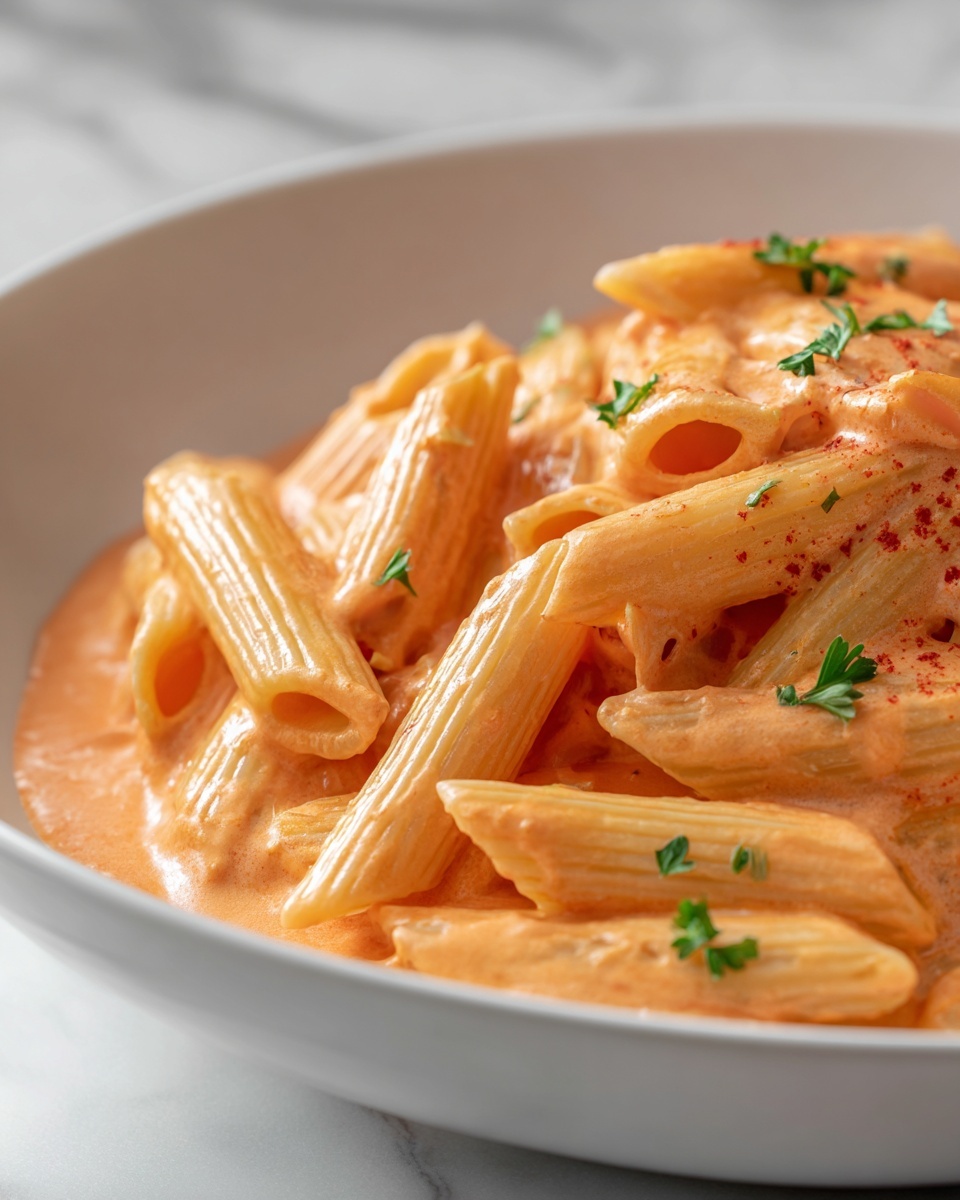 Buffalo Chicken Alfredo Penne Recipe - Recipe Image