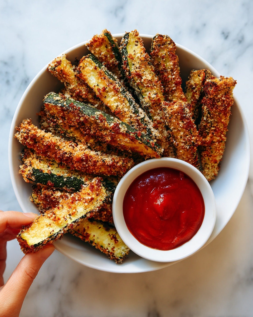 Air Fryer Zucchini Fries Recipe - Recipe Image