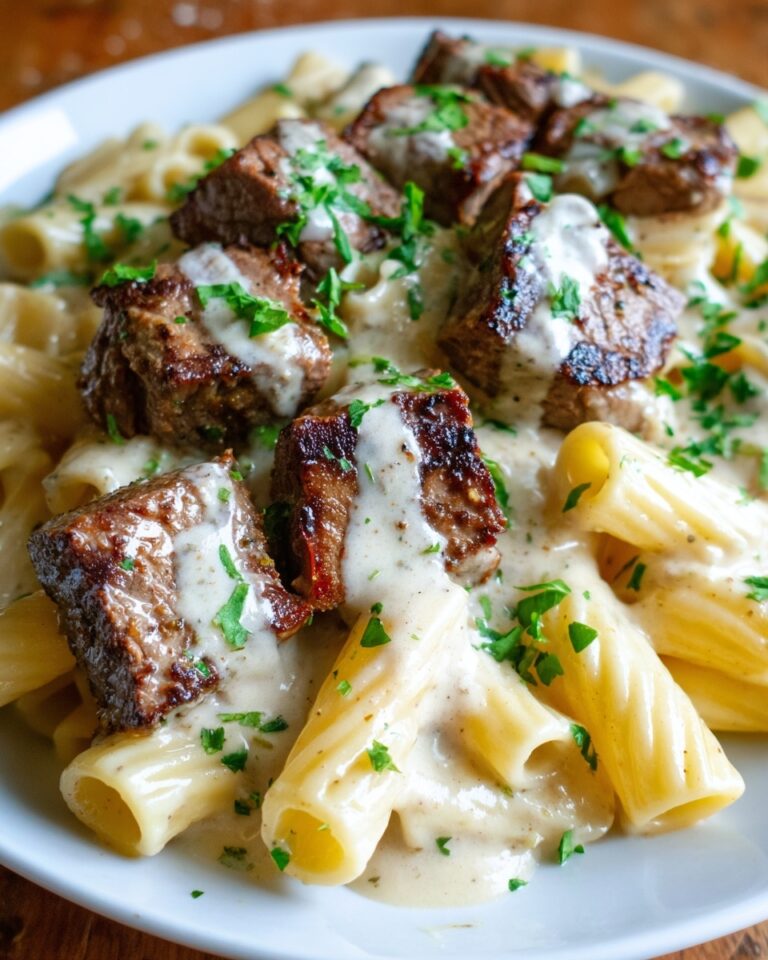 Creamy Steak Pasta Dinner Recipe