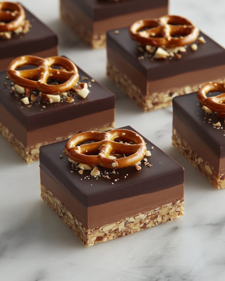 Chocolate Caramel Peanut Butter Pretzel Bars Recipe