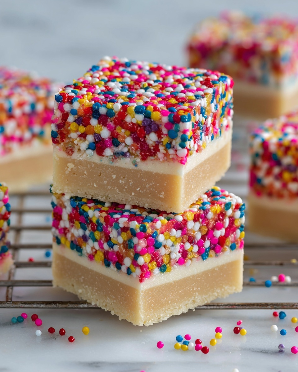 Fairy Bread Lamingtons Recipe - Recipe Image