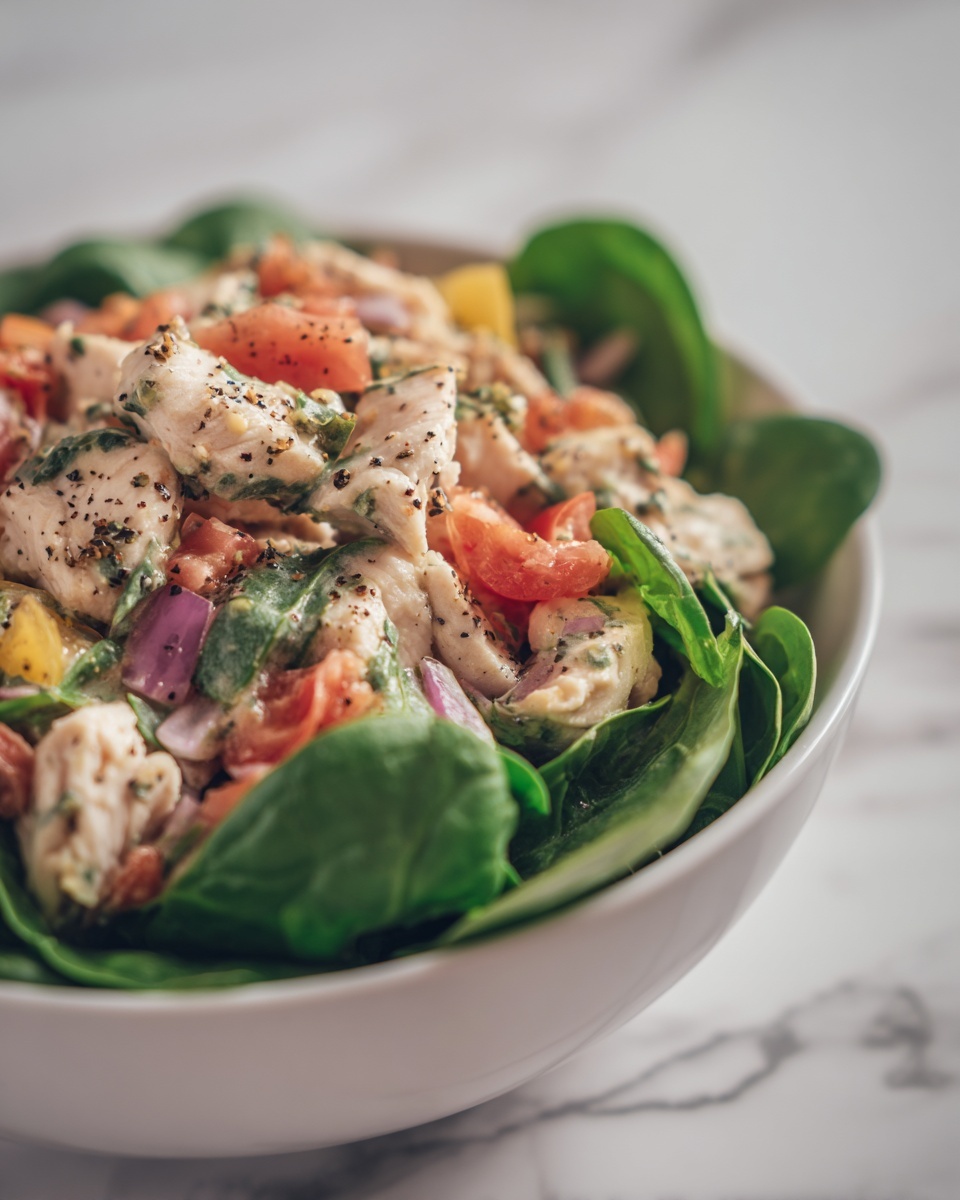 Italian Grinder Chicken Salad Recipe - Recipe Image