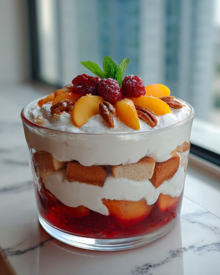 Peach Cobbler Cheesecake Salad: A Deliciously Easy Dessert Recipe