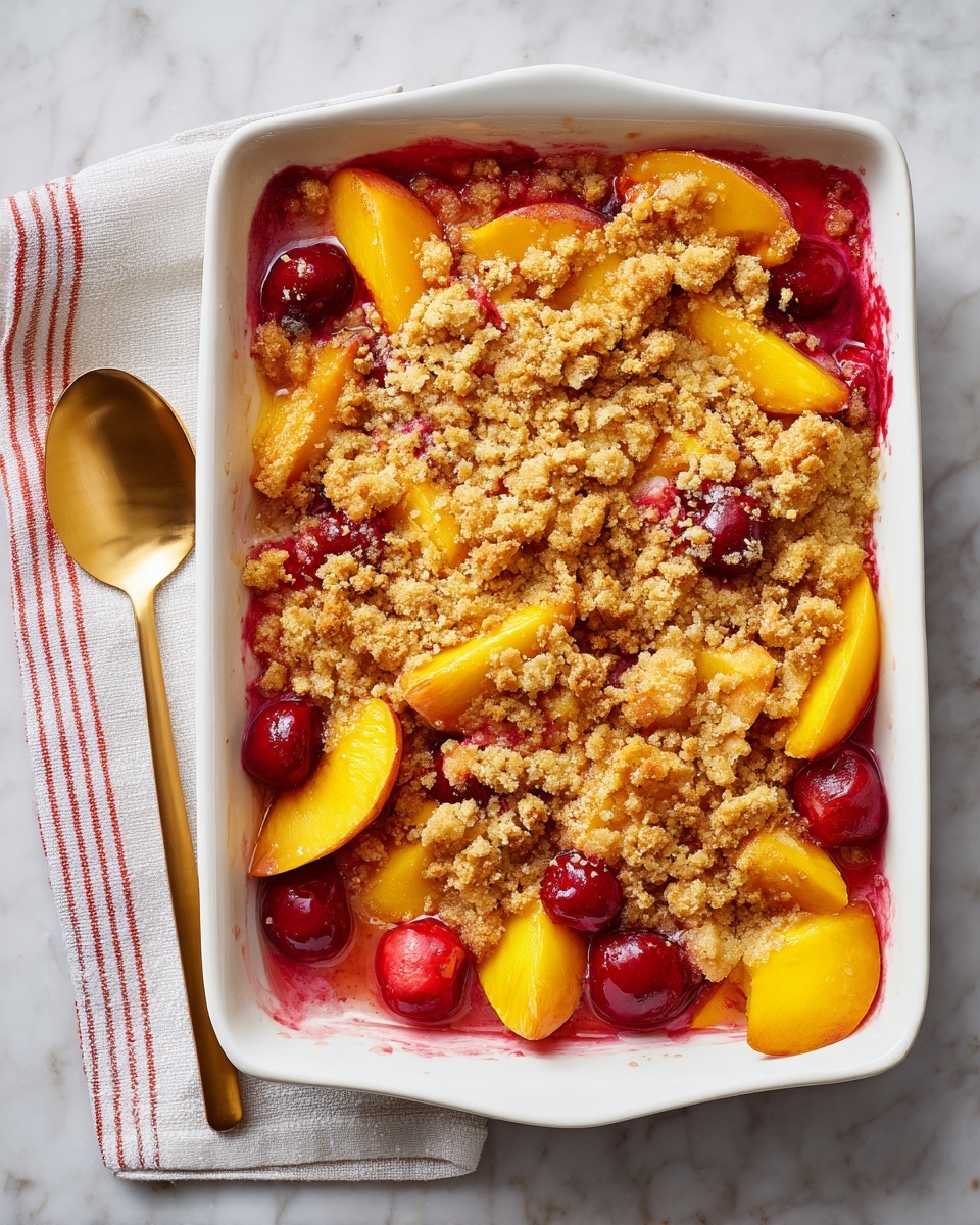 Easy Pineapple Cherry Dump Cake Recipe - Recipe Image