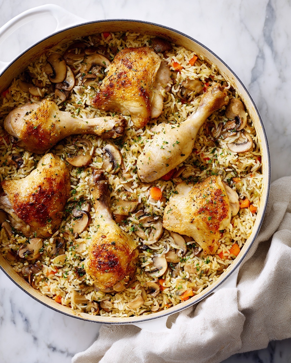 Easy Chicken and Rice Casserole Recipe - Recipe Image