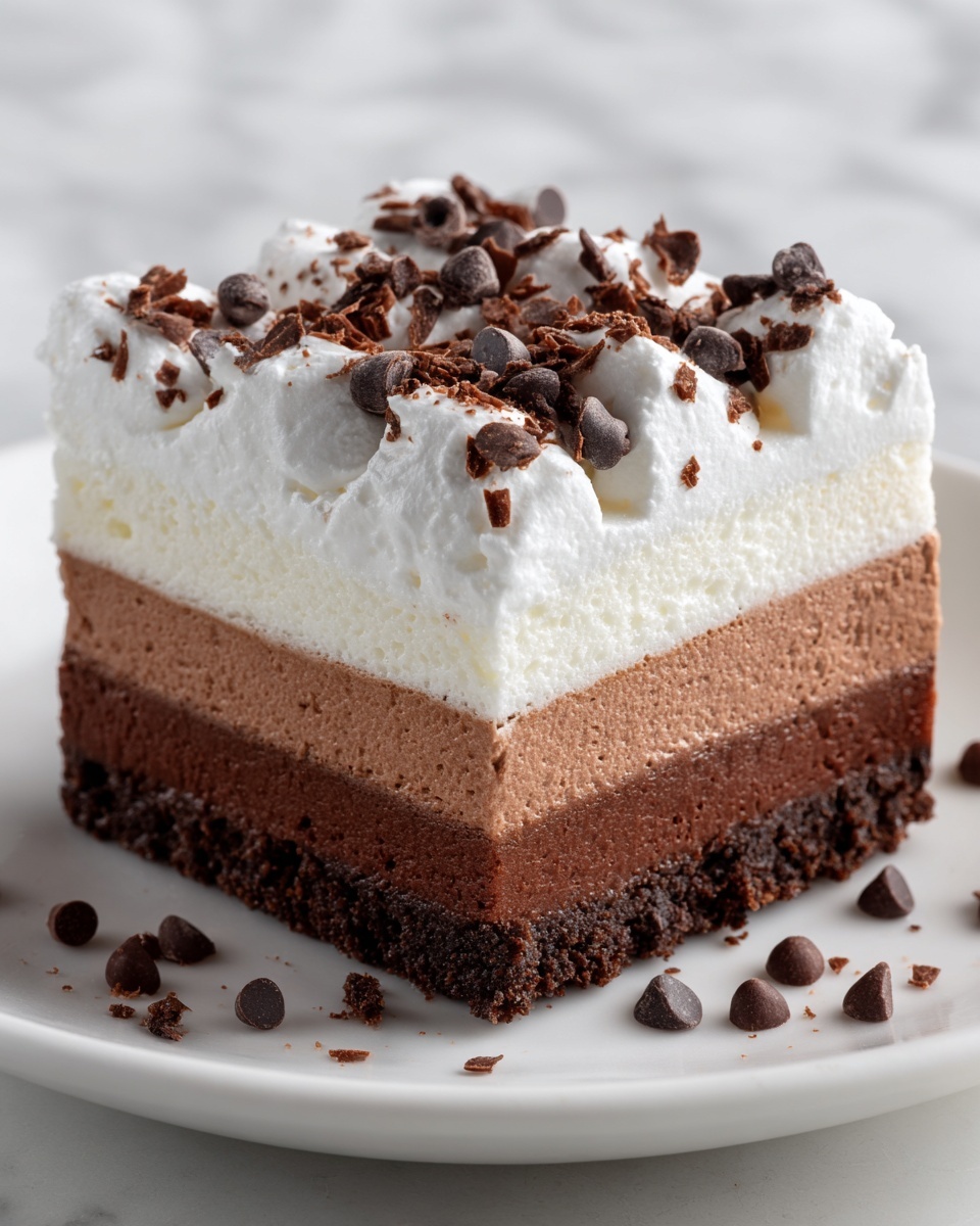 French Silk Brownies Recipe - Recipe Image