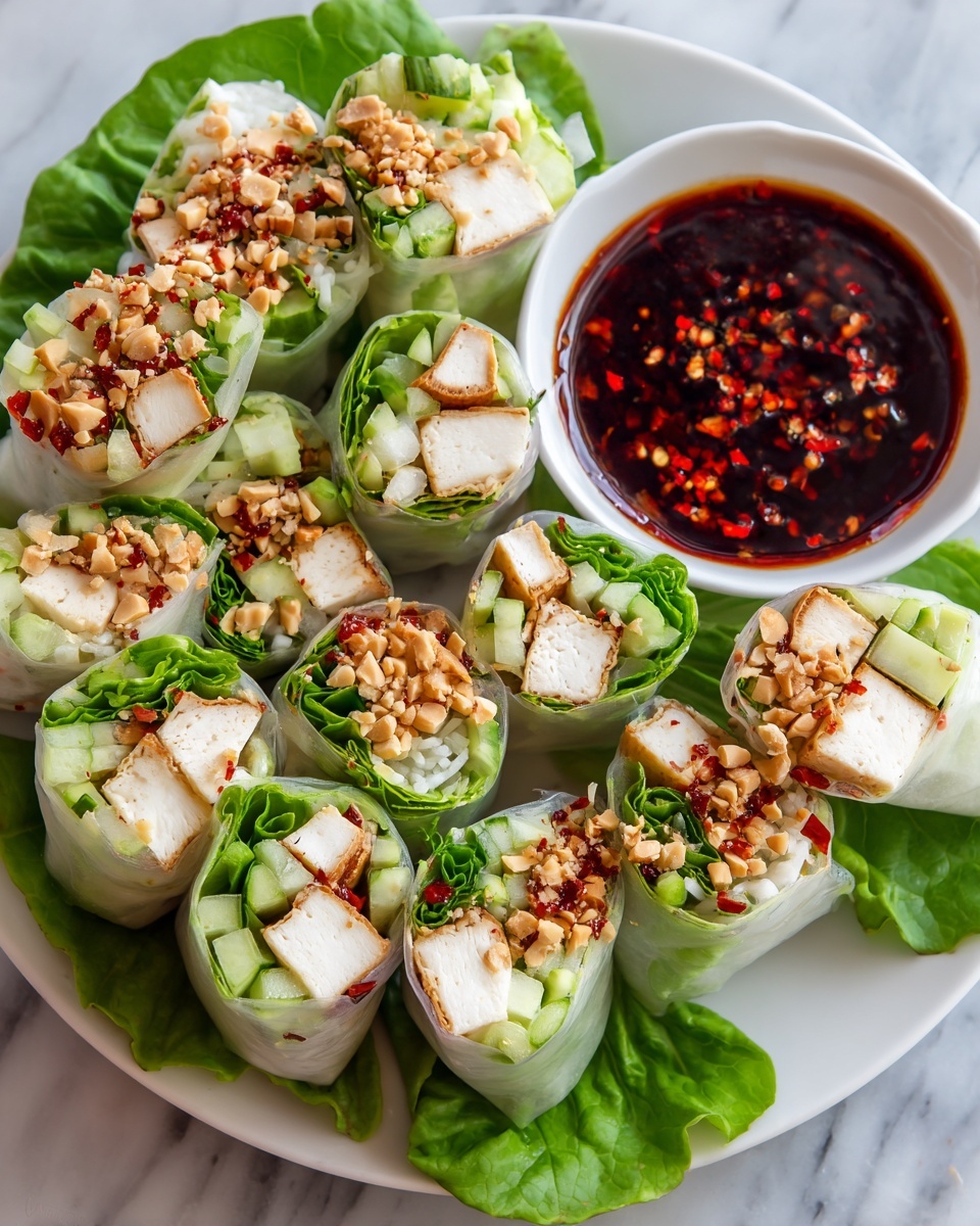 Lettuce Wrap Summer Rolls Recipe - Recipe Image