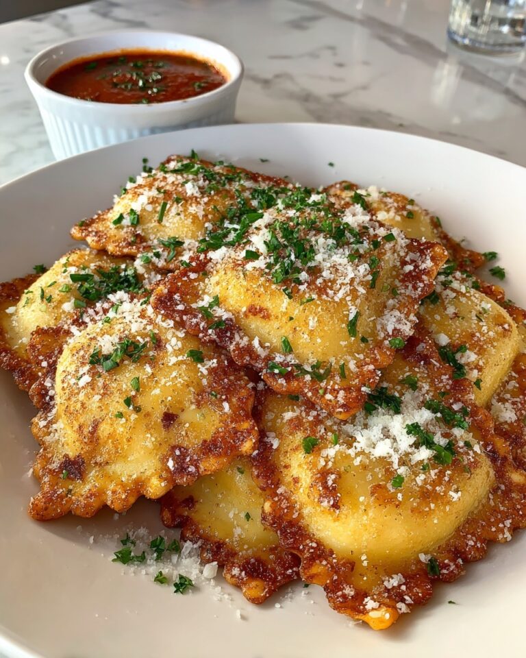 Fried Ravioli with Marinara Dipping Sauce Recipe