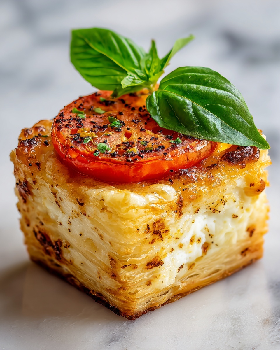 Caprese Puff Pastry Bundles Recipe - Recipe Image