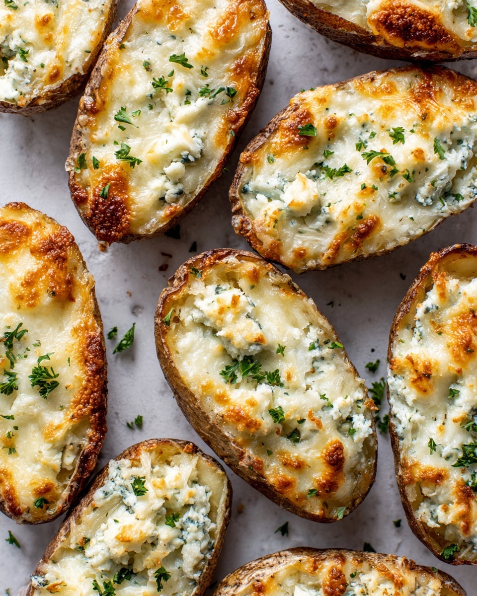 Cheesy Garlic Herb Roasted Potatoes Recipe - Recipe Image