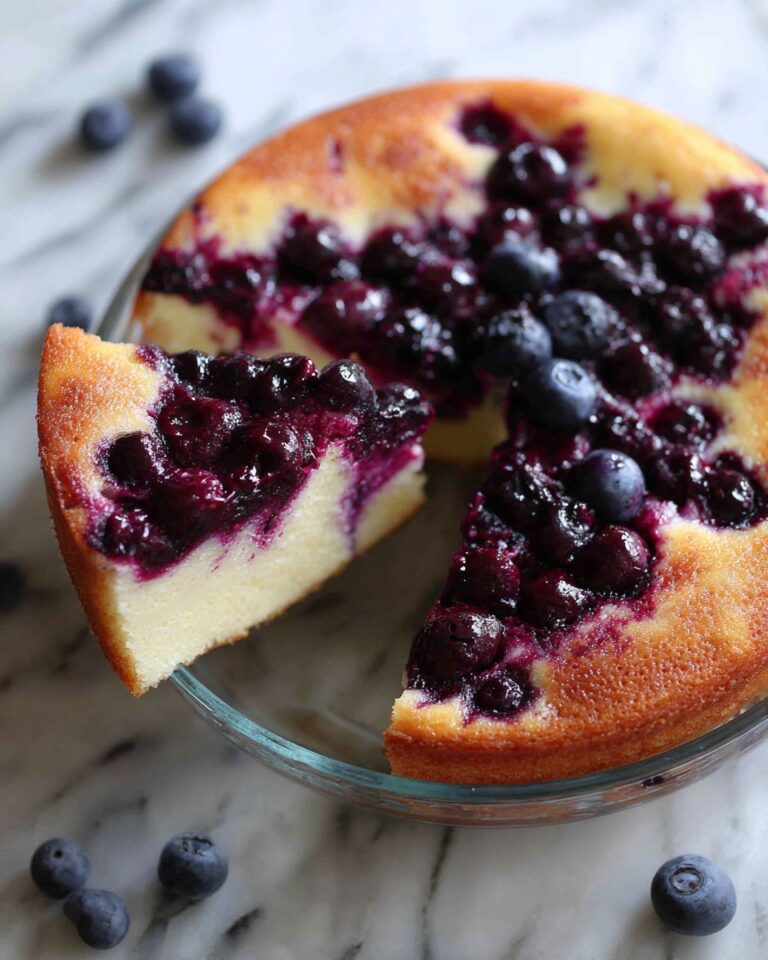 Crustless Blueberry Pie Recipe