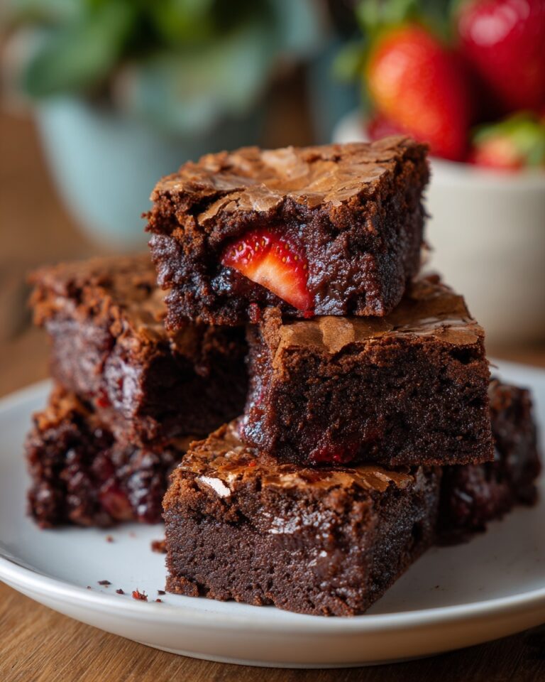 Strawberry Brownies Recipe