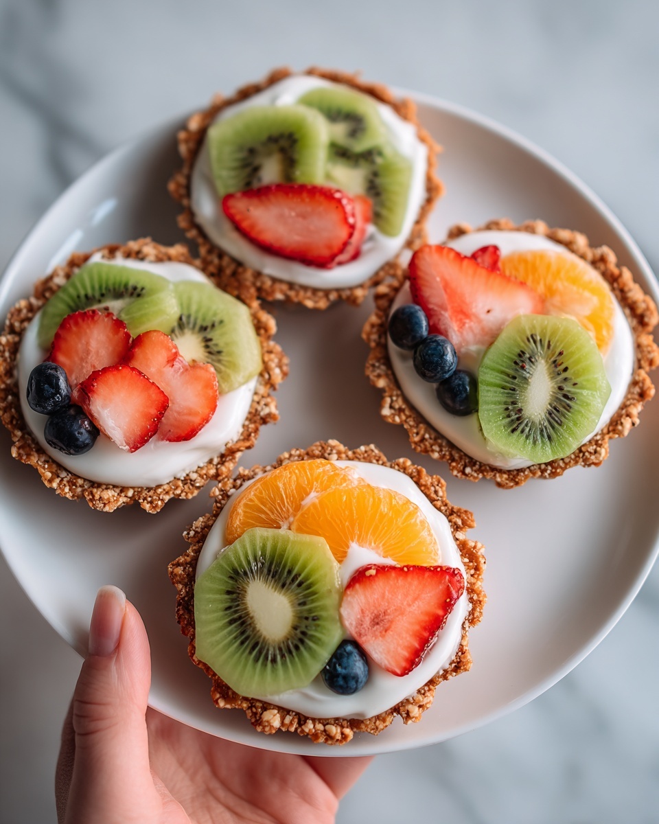 Healthy Bagel Fruit Pizza for Kids Recipe - Recipe Image