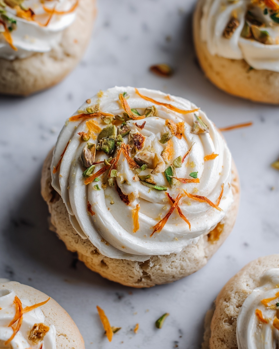 Pumpkin Sugar Cookies with Cream Cheese Frosting Recipe - Recipe Image