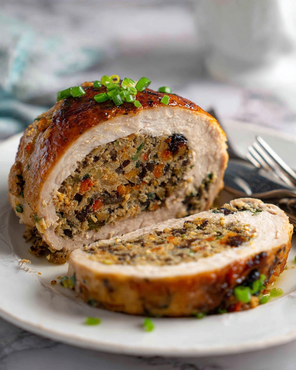 Sticky Rice Stuffed Chicken Breast Recipe - Recipe Image