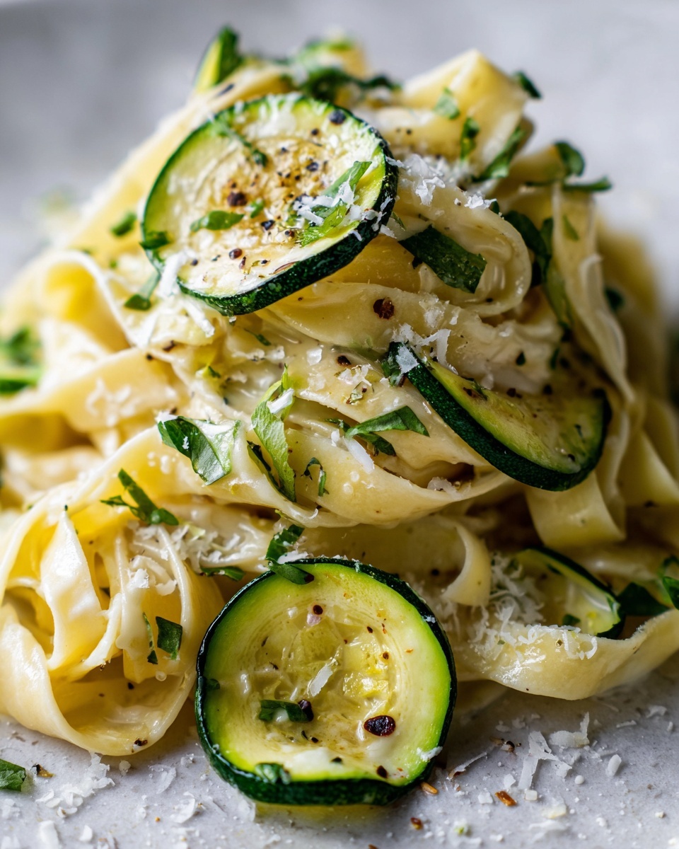 Creamy Courgette Pasta Recipe - Recipe Image