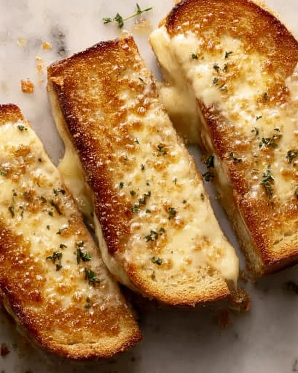 Garlic Bread Grilled Cheese Recipe - Recipe Image