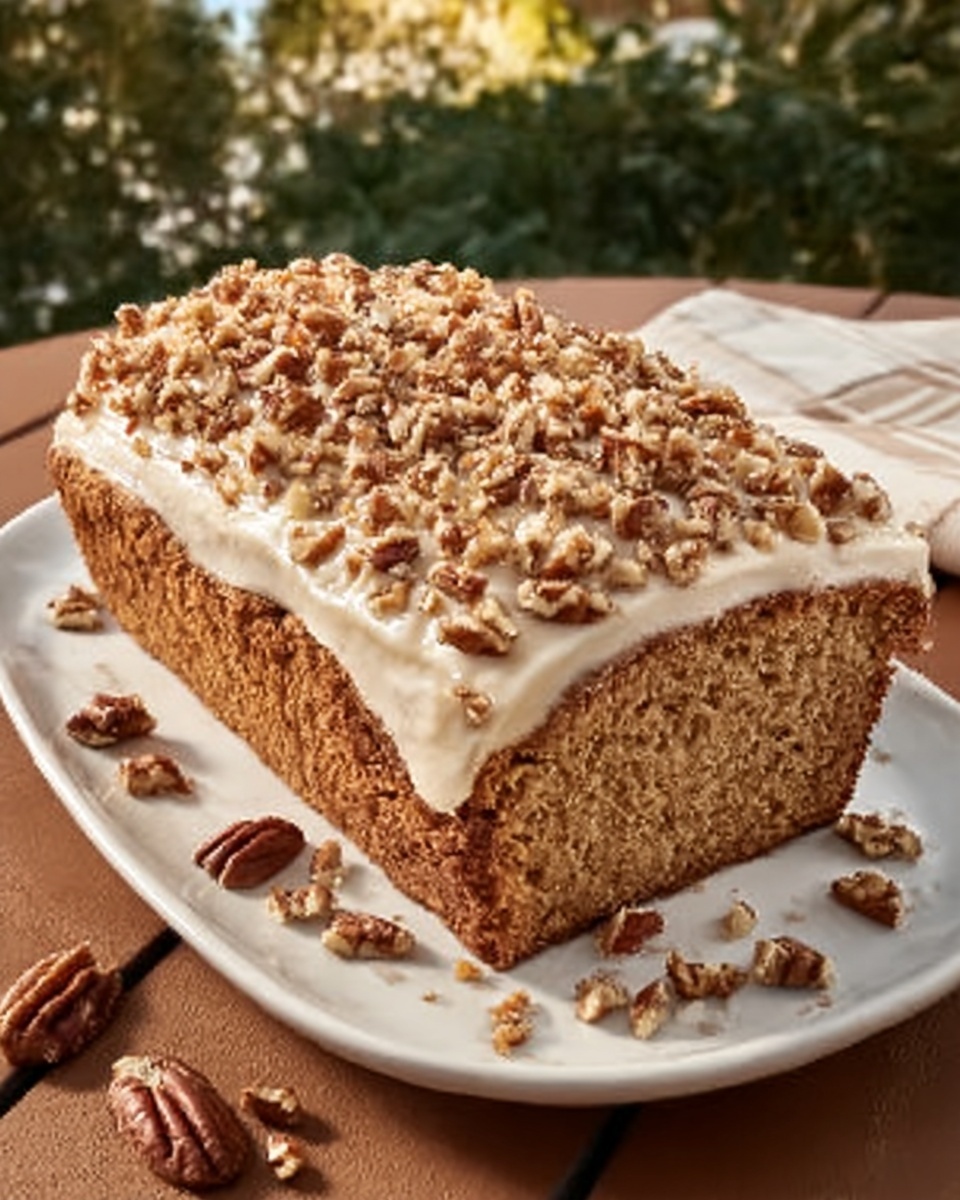 Hummingbird Bread with Cinnamon Cream Cheese Frosting Recipe - Recipe Image
